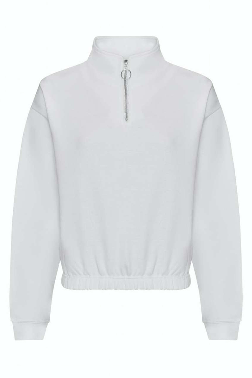 WOMEN'S CROPPED 1/4 ZIP SWEAT