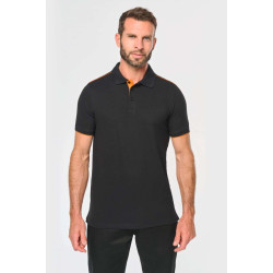 MEN'S SHORT-SLEEVED CONTRASTING DAYTODAY POLO SHIRT