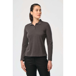 LADIES' LONG-SLEEVED POLO SHIRT
