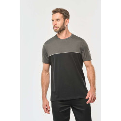 UNISEX ECO-FRIENDLY SHORT SLEEVE TWO-TONE T-SHIRT