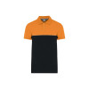 UNISEX ECO-FRIENDLY TWO-TONE SHORT SLEEVE POLO SHIRT