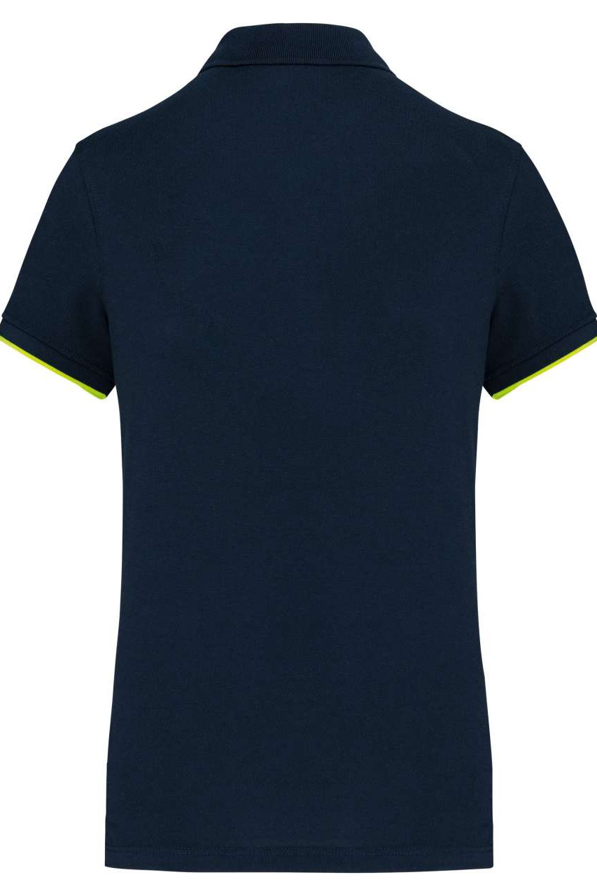 LADIES' SHORT-SLEEVED CONTRASTING DAYTODAY POLO SHIRT