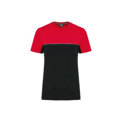 UNISEX ECO-FRIENDLY SHORT SLEEVE TWO-TONE T-SHIRT