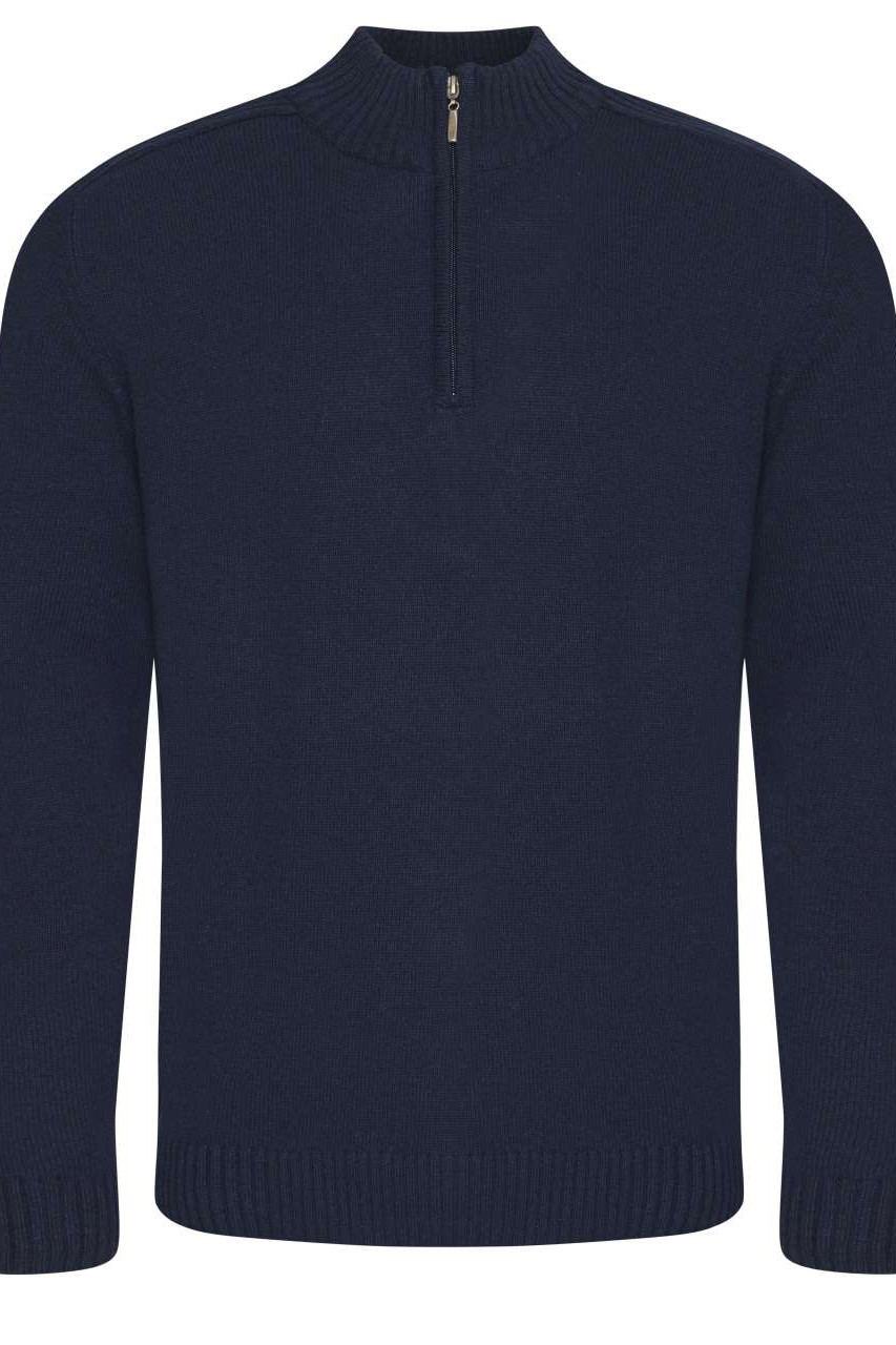 WAKHAN 1/4 ZIP SUSTAINABLE SWEATER