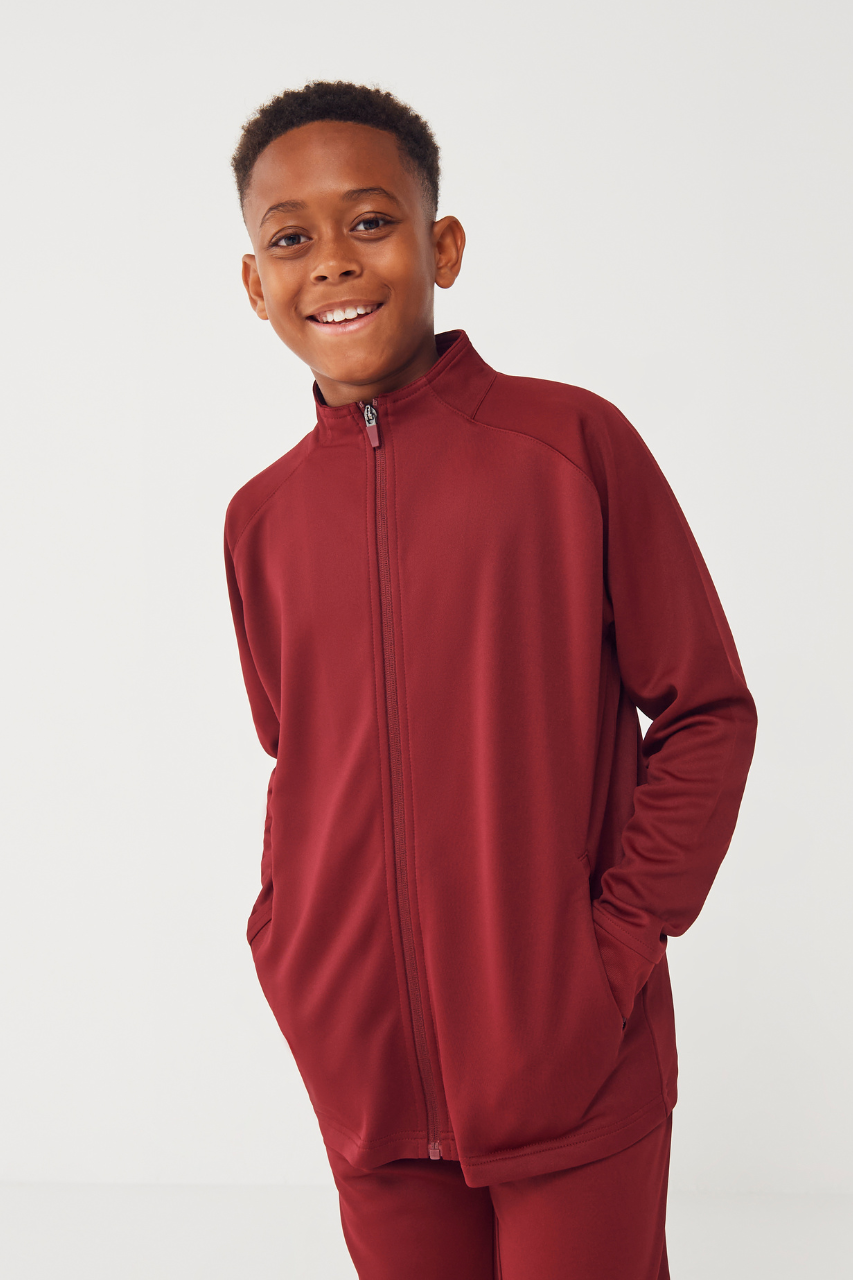 KIDS' KNITTED TRACKSUIT TOP