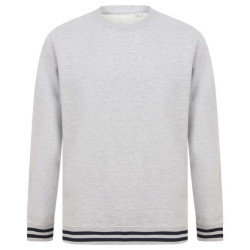 SWEAT WITH STRIPE CUFFS