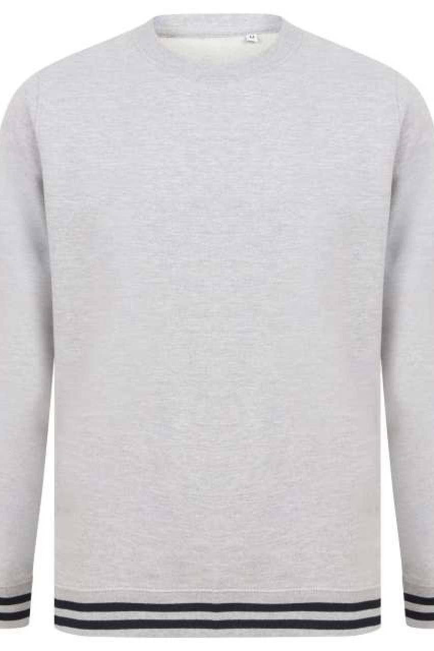 SWEAT WITH STRIPE CUFFS