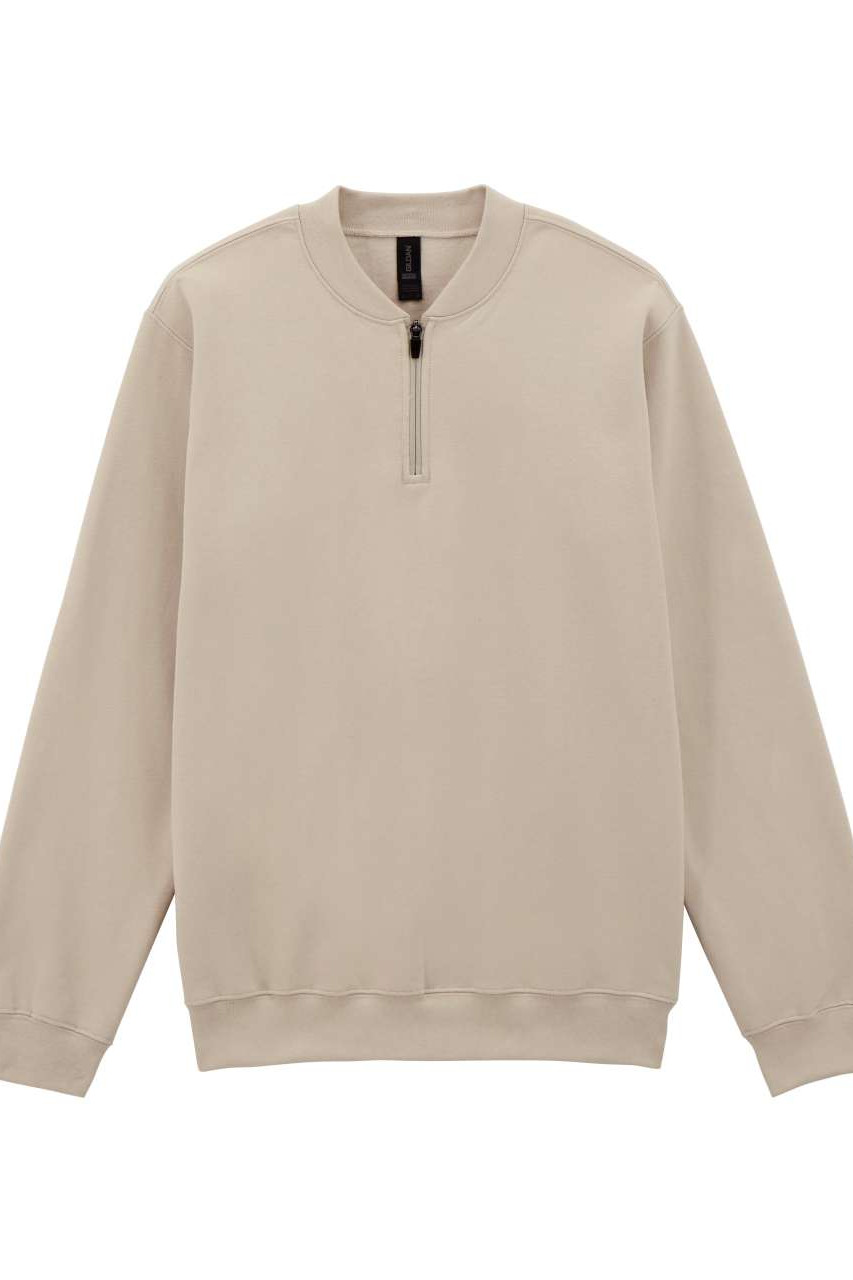 SOFTSTYLE MIDWEIGHT ADULT FLEECE 1/4 ZIP SWEATSHIRT
