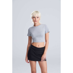 WOMEN'S TRI-BLEND CROPPED T