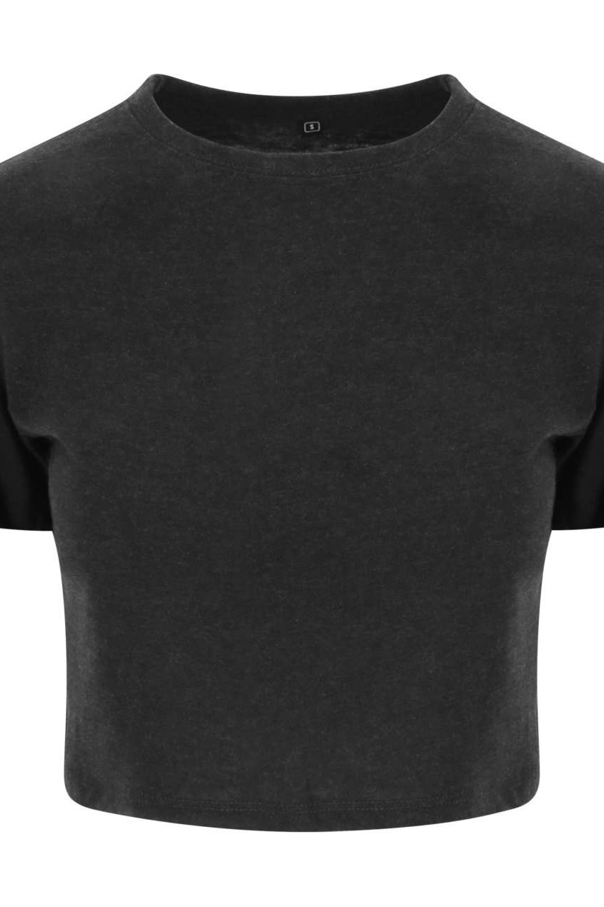 WOMEN'S TRI-BLEND CROPPED T