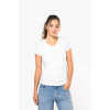 LADIES' SHORT-SLEEVED V-NECK T-SHIRT