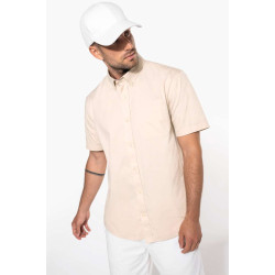 MEN'S ARIANA III SHORT-SLEEVE COTTON SHIRT