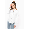 LADIES' LONG SLEEVE LINEN AND COTTON SHIRT