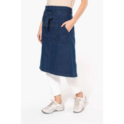 COTTON LONG APRON