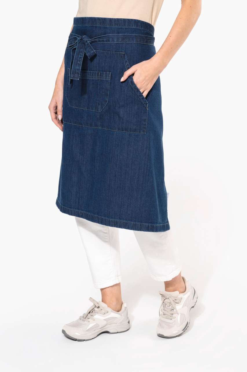 COTTON LONG APRON