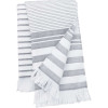 STRIPED FRINGED FOUTA