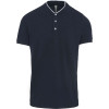 MEN'S SHORT SLEEVE POLO SHIRT WITH MANDARIN COLLAR