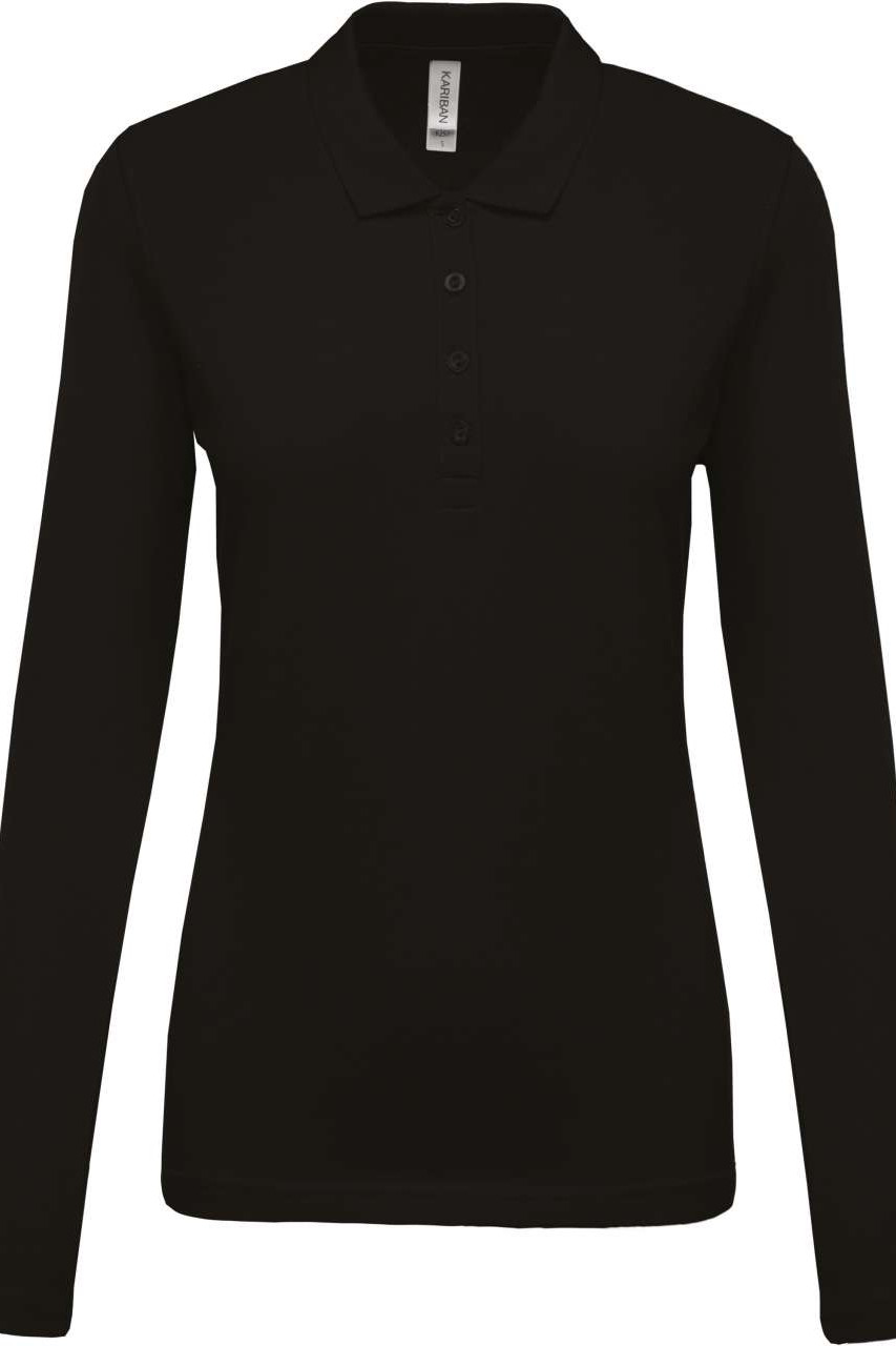 LADIES’ LONG-SLEEVED PIQUÉ POLO SHIRT
