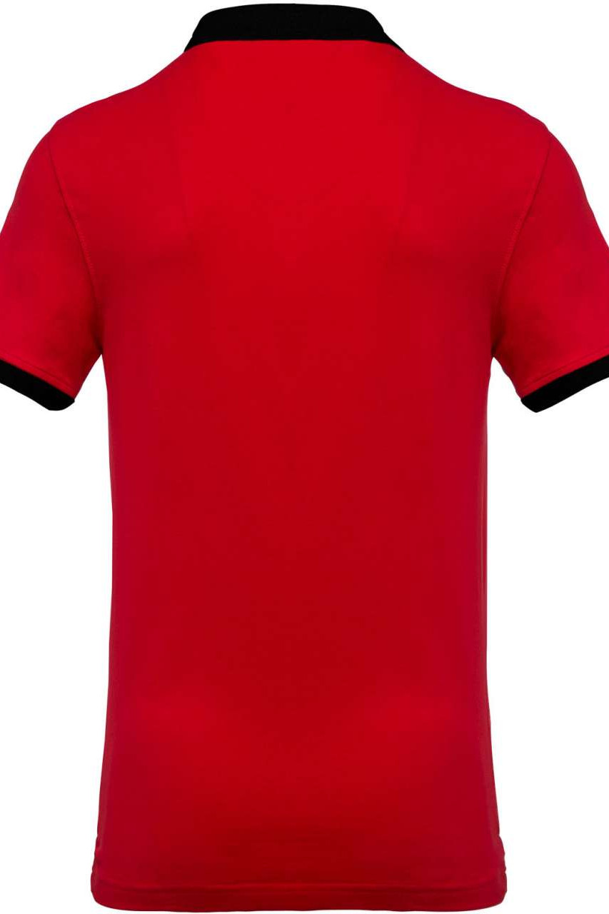 MEN'S TWO-TONE PIQUÉ POLO SHIRT