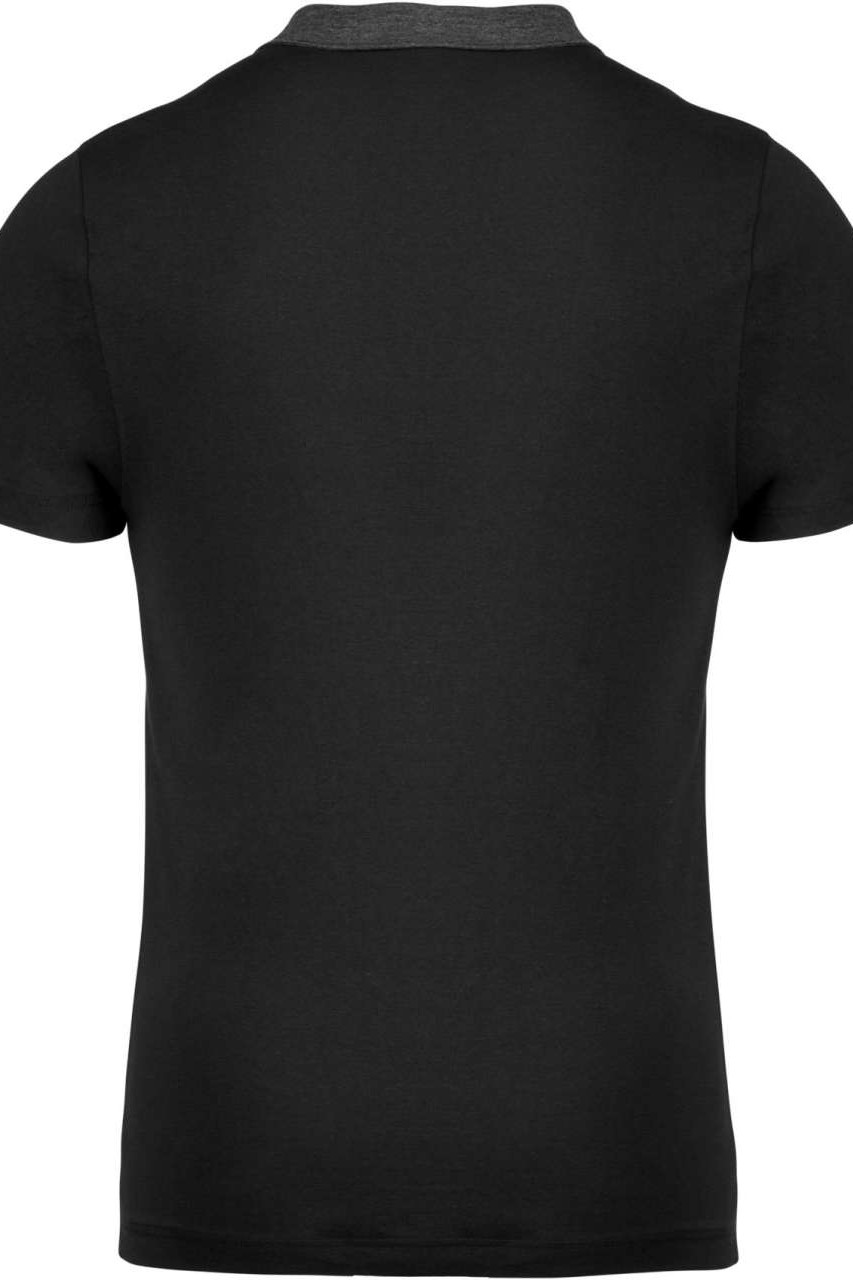 MEN'S TWO-TONE JERSEY POLO SHIRT