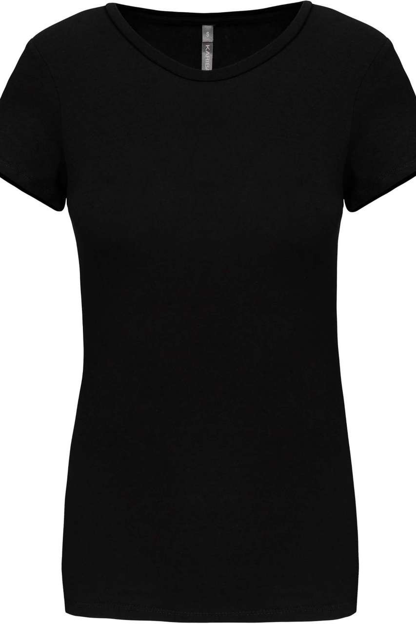 LADIES' SHORT-SLEEVED CREW NECK T-SHIRT