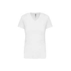 LADIES' SHORT-SLEEVED V-NECK T-SHIRT