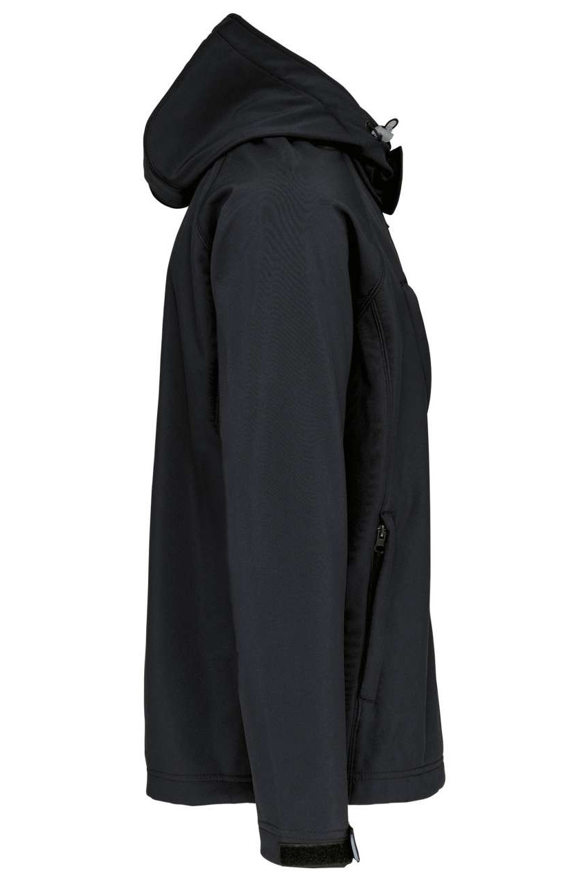 MEN'S DETACHABLE HOODED SOFTSHELL JACKET