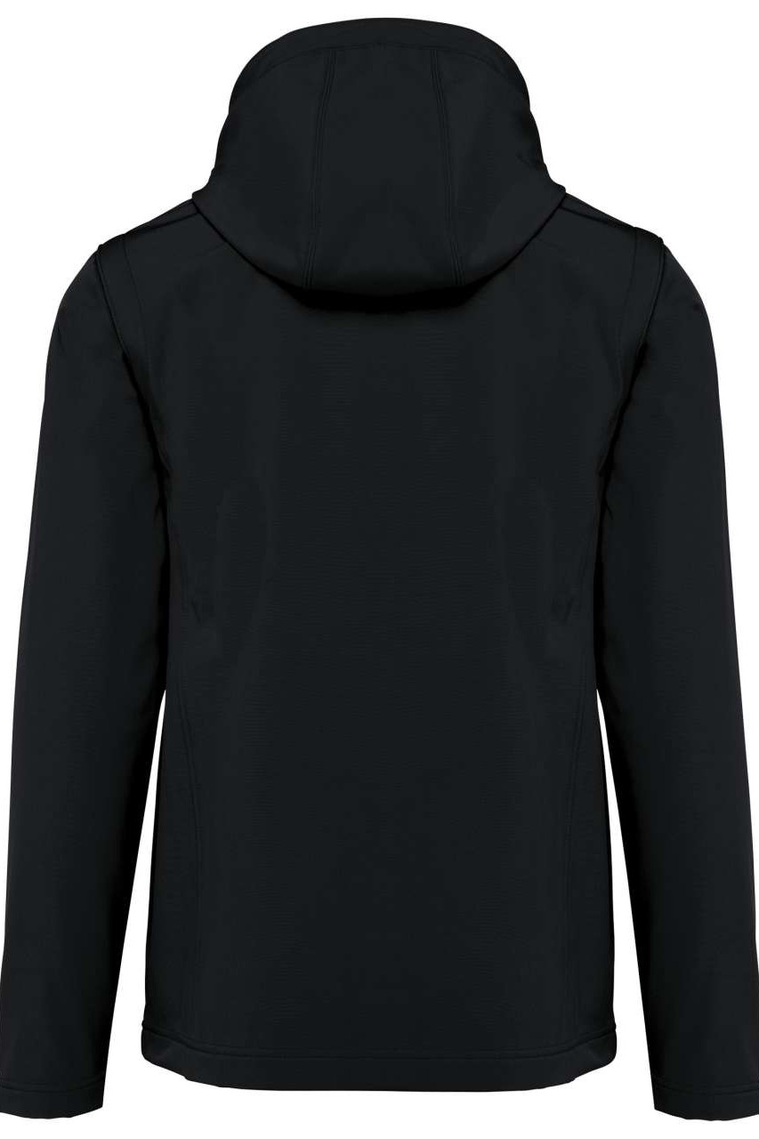 UNISEX 3-LAYER SOFTSHELL HOODED JACKET WITH REMOVABLE SLEEVES