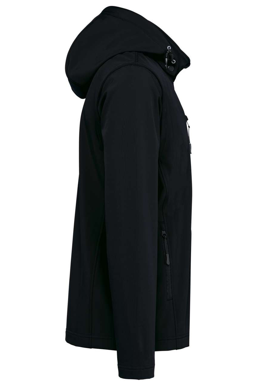 UNISEX 3-LAYER SOFTSHELL HOODED JACKET WITH REMOVABLE SLEEVES