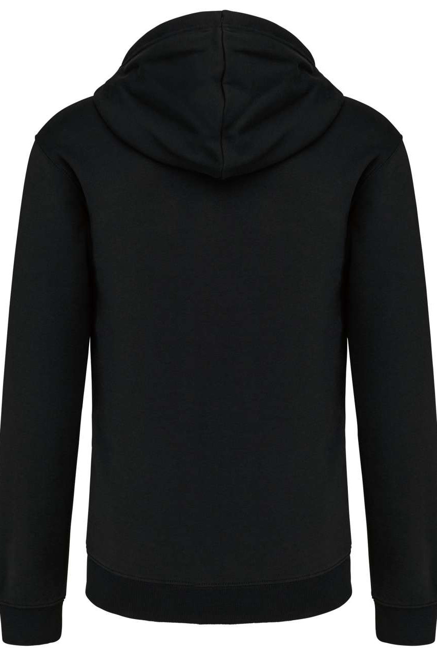 MEN'S CONTRAST HOODED FULL ZIP SWEATSHIRT