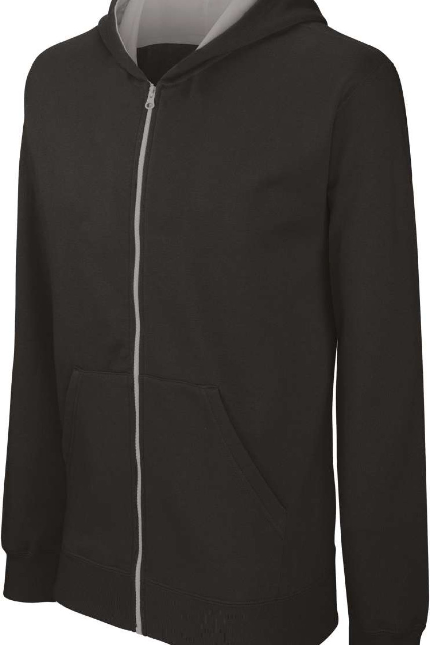 KIDS' FULL ZIP HOODED SWEATSHIRT