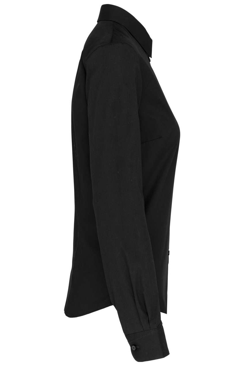 LADIES’ LONG-SLEEVED COTTON POPLIN SHIRT