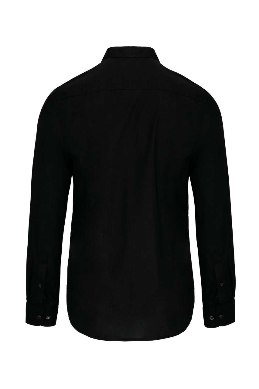 MEN'S LONG-SLEEVED MANDARIN COLLAR SHIRT