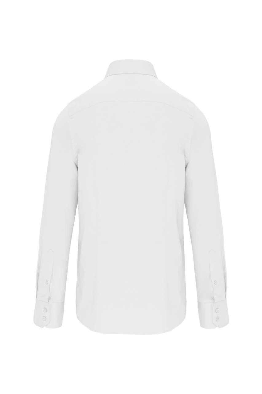 LONG-SLEEVED COTTON/ELASTANE SHIRT