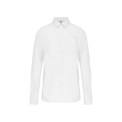 MEN'S LONG-SLEEVED COTTON POPLIN SHIRT