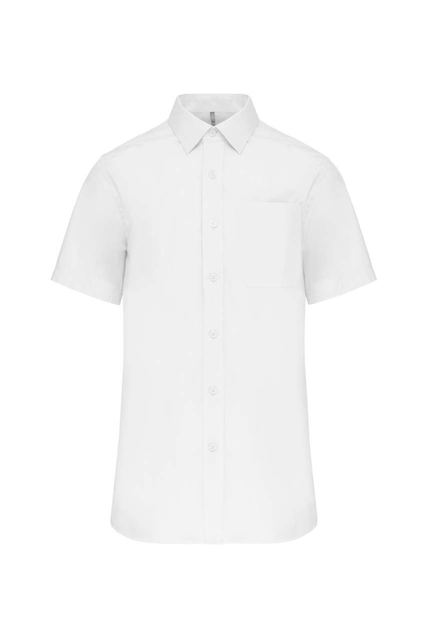MEN'S SHORT-SLEEVED COTTON POPLIN SHIRT