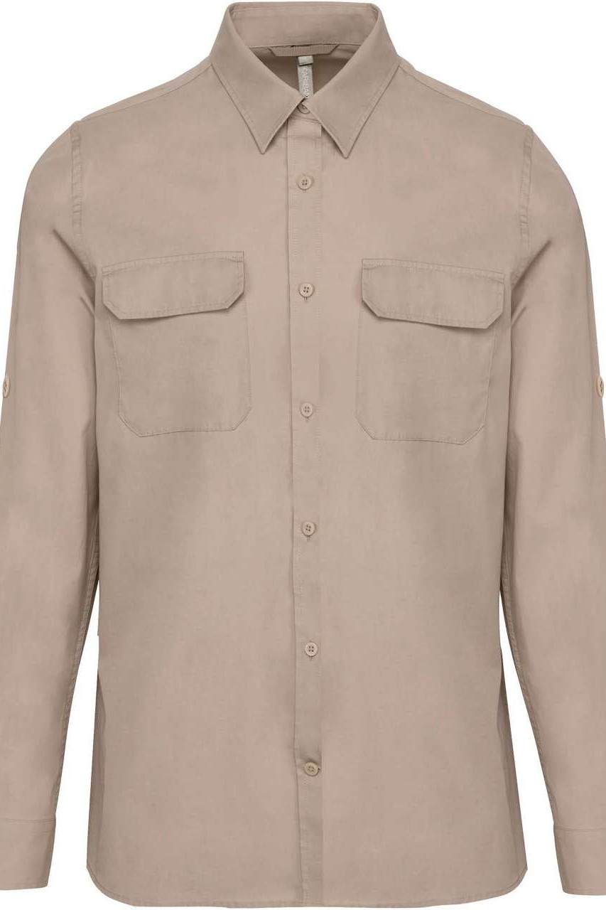MEN'S LONG-SLEEVED SAFARI SHIRT