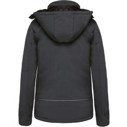 LADIES’ HOODED SOFTSHELL LINED PARKA