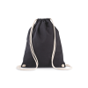 ORGANIC COTTON BACKPACK WITH DRAWSTRING CARRY HANDLES