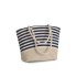 JUTE CANVAS DUFFEL SHOPPING BAG