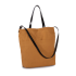 HANDBAG WITH LEATHER SHOULDER STRAP