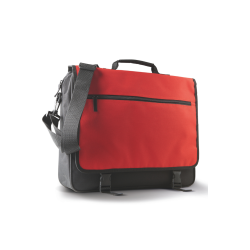 DOCUMENT BAG WITH FRONT FLAP