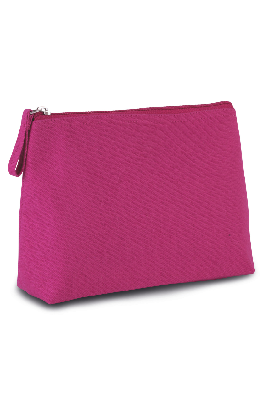 TOILETRY BAG IN COTTON CANVAS