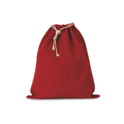 COTTON BAG WITH DRAWCORD CLOSURE - LARGE SIZE