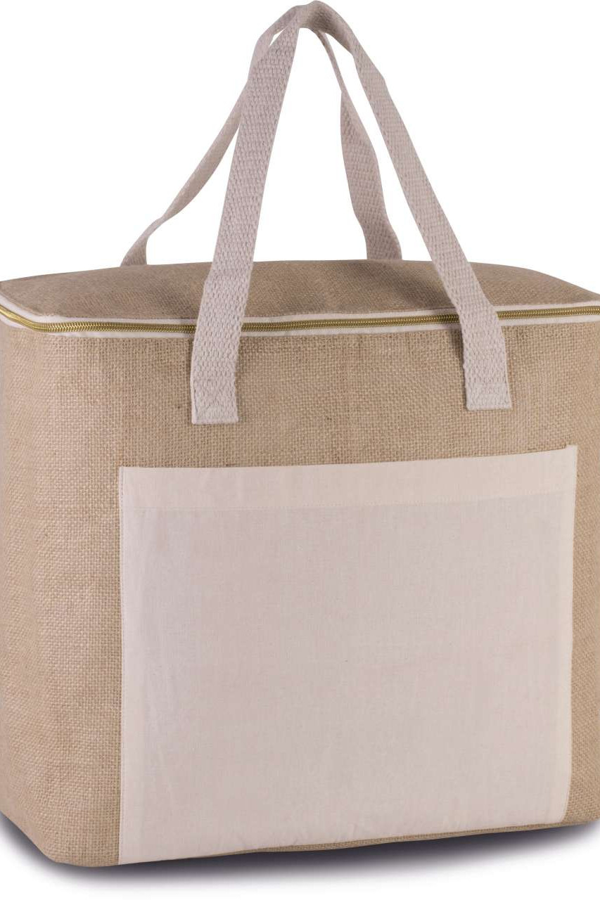 JUTE COOL BAG - LARGE SIZE