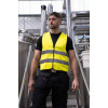SAFETY VEST "WOLFSBURG" - BLACK HEM