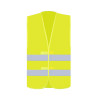 BASIC SAFETY VEST FOR PRINT "KARLSRUHE" - 2 VELCRO