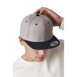 FLAT PEAK CAP - 6 PANELS