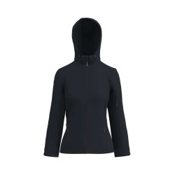 WOMEN’S 3-LAYER DETACHABLE HOODED SOFTSHELL JACKET