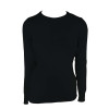 WOMEN’S CREW NECK FINE GAUGE COTTON PULLOVER